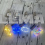 Гирлянда на батарейках Роса 5 метров 50 mini Led 2 шт АА